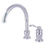 Kingston Chrome Templeton High Spout Kitchen Faucet KS7821TLLS