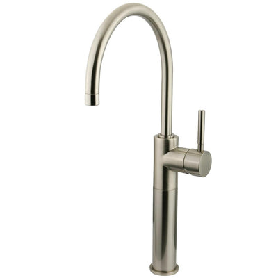 Kingston Brass Concord Satin Nickel Single Handle Vessel Sink Faucet KS8038DL