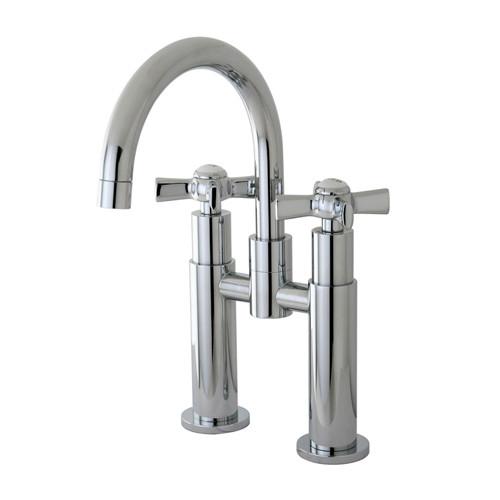 Kingston Brass KS8071ZX 4" Centerset Bathroom Faucet Polished Chrome