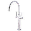 Kingston Brass Concord Chrome Twin Lever Handles Vessel Sink Faucet KS8091DL