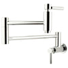 Kingston Brass Concord Chrome Wall-Mount Pot Filler Faucet KS8101DL