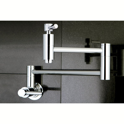 Kingston Brass Concord Chrome Wall-Mount Pot Filler Faucet KS8101DL