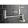 Kingston Brass Concord Chrome Wall-Mount Pot Filler Faucet KS8101DL