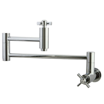 Kingston Brass KS8101ZX Wall Mount Pot Filler Faucet Polished Chrome