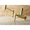 Kingston Brass Concord Polished Brass Wall-Mount Pot Filler Faucet KS8102DL