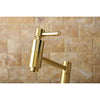 Kingston Brass Concord Polished Brass Wall-Mount Pot Filler Faucet KS8102DL