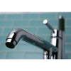 Kingston Concord Chrome Pillar Roman tub filler faucet w/ Hand Shower KS8131DL