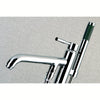 Kingston Concord Chrome Pillar Roman tub filler faucet w/ Hand Shower KS8131DL