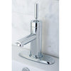 Kingston Brass Concord Chrome 1 Handle Bathroom Faucet w/ Cover Plate KS8201DL