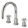 Kingston Brass Concord Chrome Two Handle Roman tub filler faucet KS8321DX