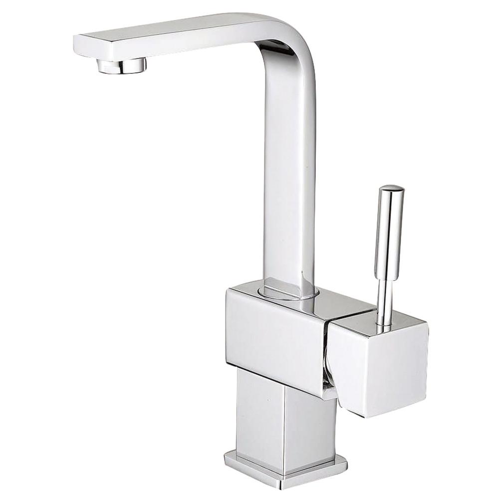 Kingston Concord Chrome Single Handle Bathroom Faucet w/ Push-up Drain KS8461DL