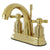 Kingston Brass KS8612ZX 4" Centerset Bathroom Faucet Polished Brass