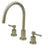 Kingston Concord Satin Nickel 2 Handle Widespread Kitchen Faucet KS8728DLLS