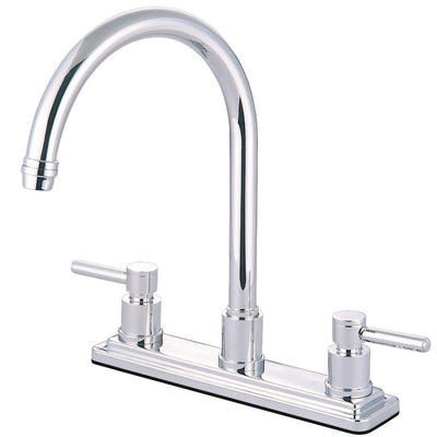 Kingston Brass Concord Chrome Two Handle Kitchen Faucet KS8791DLLS