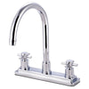 Kingston Brass Concord Chrome Two Handle Kitchen Faucet KS8791DXLS