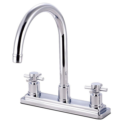 Kingston Brass Concord Chrome Two Handle Kitchen Faucet KS8791DXLS