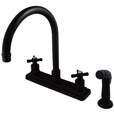 Kingston Brass KS8795ZX 8" Centerset Kitchen Faucet Oil Rubbed Bronze