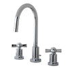 Kingston Brass KS8951ZX widespread Bathroom Faucet Polished Chrome