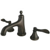 Kingston Oil Rubbed Bronze NuFrench widespread Bathroom faucet KS9965DFL