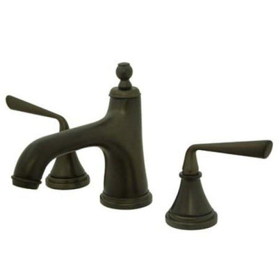 Kingston Silver Sage Oil Rubbed Bronze Widespread Bathroom Faucet KS9965ZL