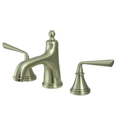 Kingston Silver Sage Satin Nickel Widespread Bathroom Lavatory Faucet KS9968ZL