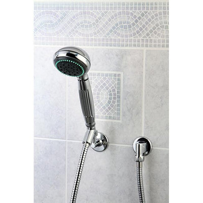 Kingston Brass Chrome 5 Setting Hand Shower Head Faucet with Hose KSK2521W1