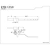 Kingston Brass Claremont Satin Nickel Claremont Toilet Tank Flush Lever KTCL8