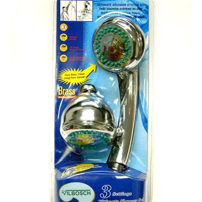 Kingston Chrome Shower Kit with Adjustable Hand Shower Head Faucet KX-0132D