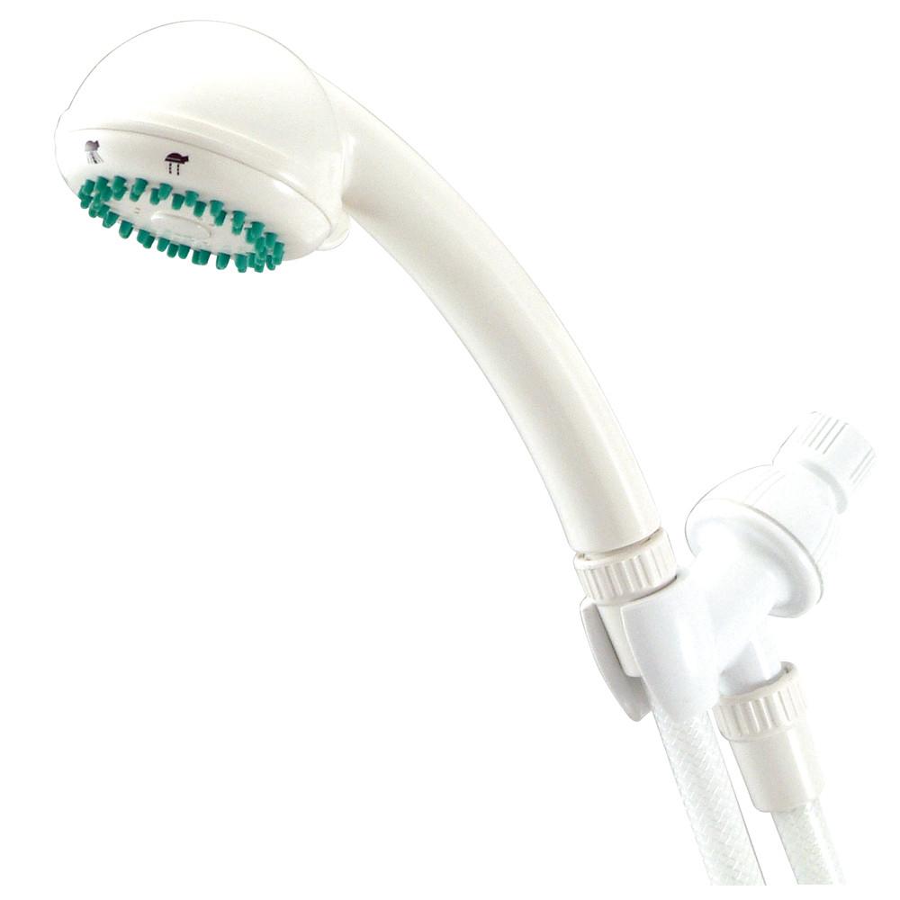 Kingston Brass White 3 Setting Adjustable Hand Shower Head Faucet Spray KX0131