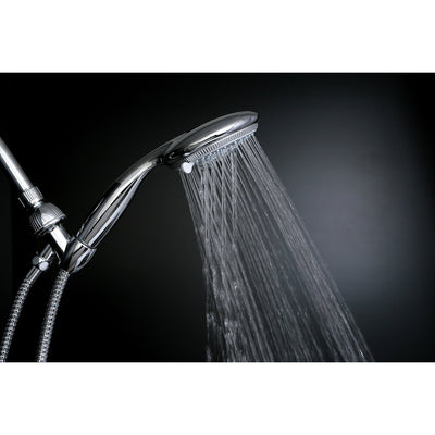 Kingston Brass Chrome 5 Function Handheld Shower Head Spray with Hose KX2121