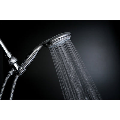 Kingston Brass Chrome 5 Function Handheld Shower Head Spray with Hose KX2121