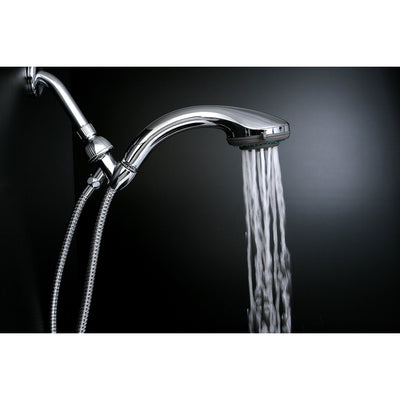 Kingston Chrome 5 Function Hand Shower Head Faucet w Steel Hose KX2522B