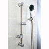 Kingston Chrome Shower Combo w Sliding Bar & Hand Shower Head Faucet KX2522SBB