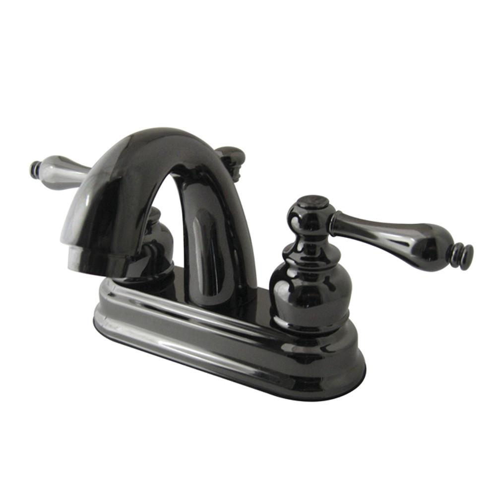 Kingston Water Onyx Black Nickel finish Centerset Bathroom Sink Faucet NB5610AL