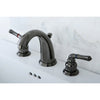 Kingston Water Onyx Black Nickel finish Widespread Bathroom Sink Faucet NB980