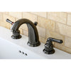 Kingston Water Onyx Black Nickel finish Widespread Bathroom Sink Faucet NB980