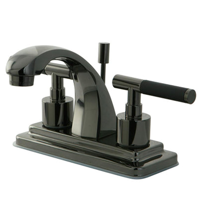 Kingston Water Onyx Black Nickel finish Centerset Bathroom Sink Faucet NS4640DKL