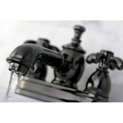 Kingston Water Onyx Black Nickel finish Centerset Bathroom Sink Faucet NS7000TX