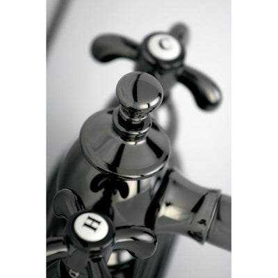 Kingston Water Onyx Black Nickel finish Centerset Bathroom Sink Faucet NS7000TX