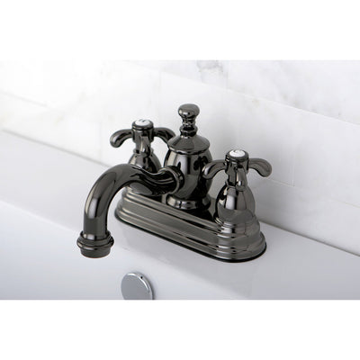 Kingston Water Onyx Black Nickel finish Centerset Bathroom Sink Faucet NS7100TX