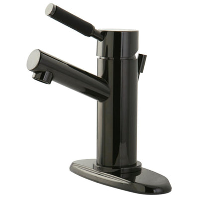 Kingston Water Onyx Black Nickel finish Single Handle Bathroom Faucet NS8420DKL