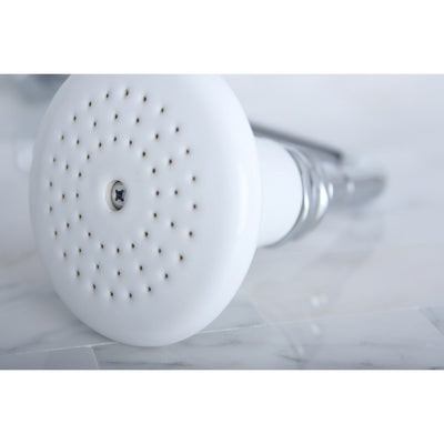 Kingston Brass Showerheads Chrome 5-1/4" Ceramic Shower Head P50C