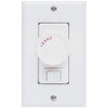 Concord Fans 3-way Switch 4 Speed White Rotary Knob Ceiling Fan Wall Control