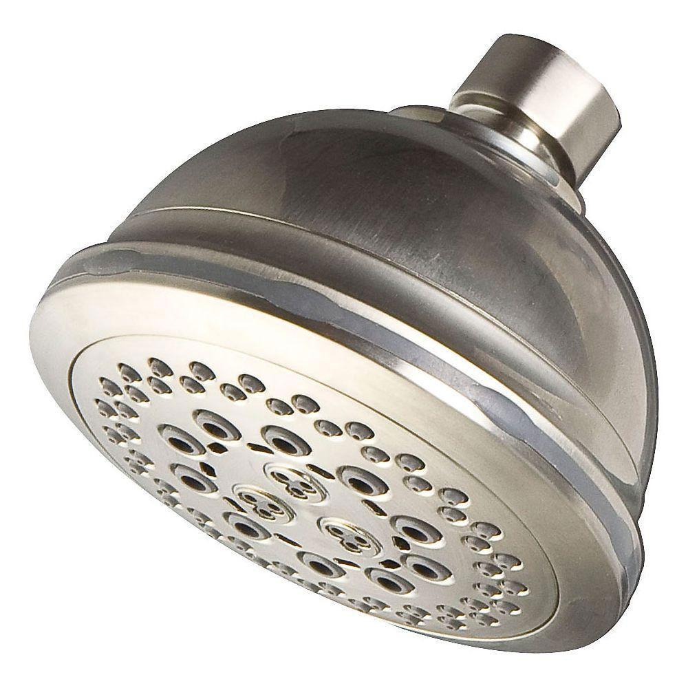 Price Pfister Dream 6-Spray Showerhead in Brushed Nickel 466023