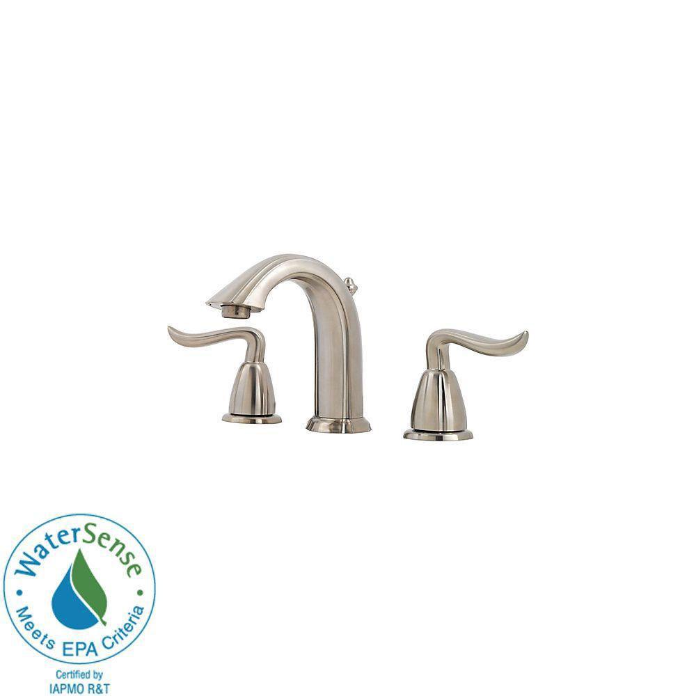 Price Pfister Santiago 8 inch Widespread 2-Handle Bathroom Faucet in Brushed Nickel 477927