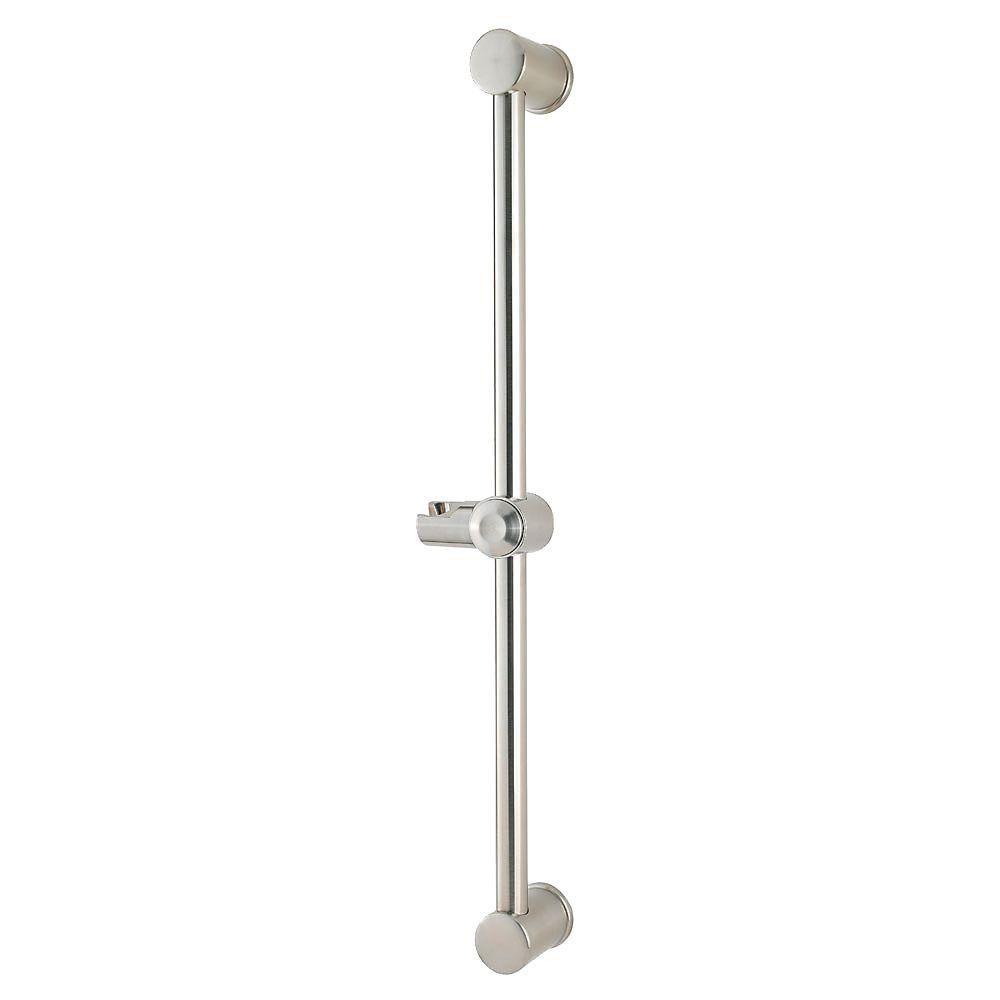 Price Pfister 16-Series Adjustable Shower Slide Bar in Brushed Nickel 490438