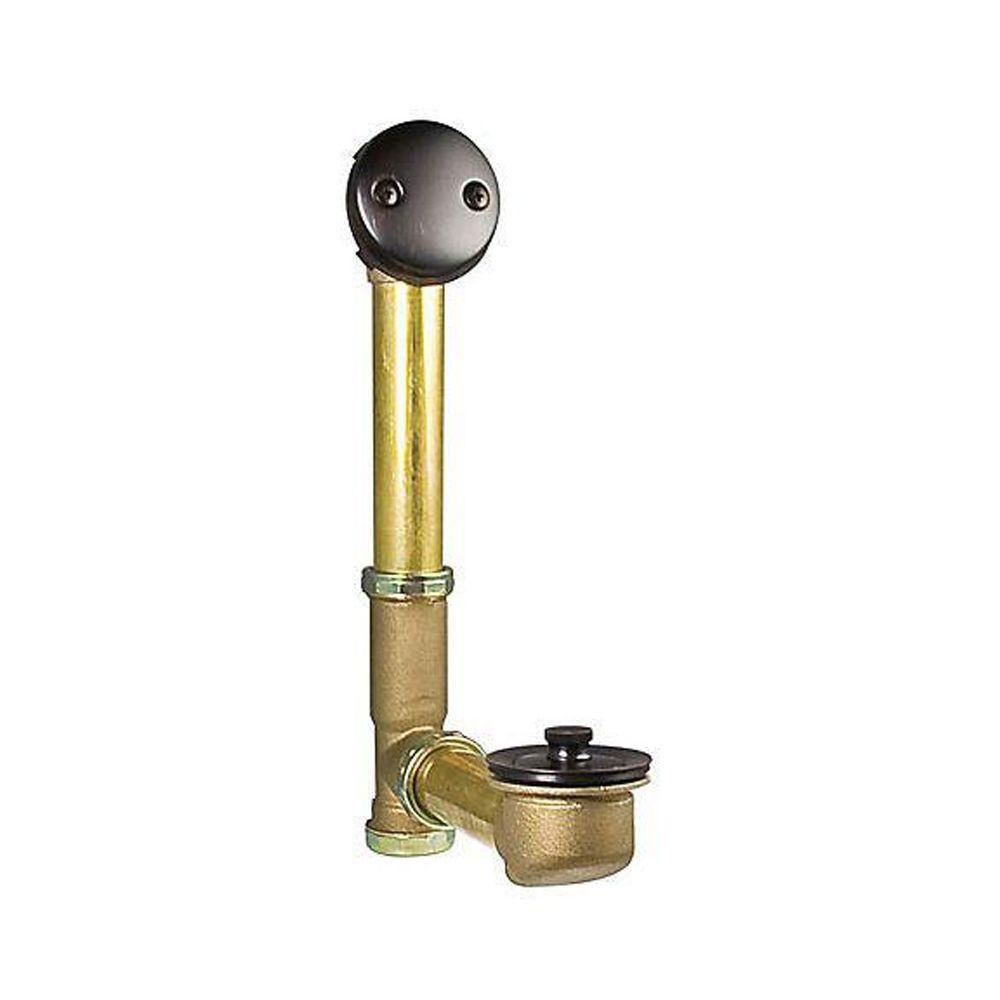 Price Pfister Lift and Turn Waste and Overflow in Tuscan Bronze 530615