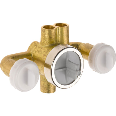 Delta XO Champagne Bronze Shower Diverter with Body Sprays, Includes Valve D935V