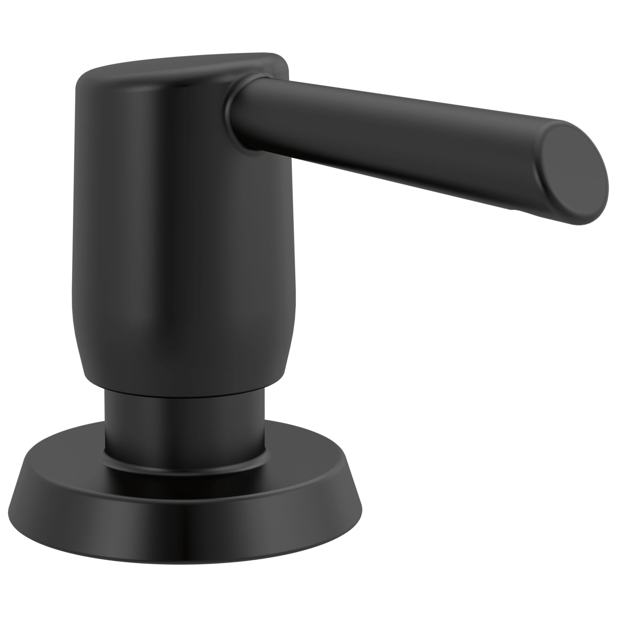 Delta Essa Matte Black Finish Metal Soap Dispenser DRP100736BL