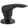 Delta Esque Matte Black Finish Metal Soap Dispenser DRP100737BL